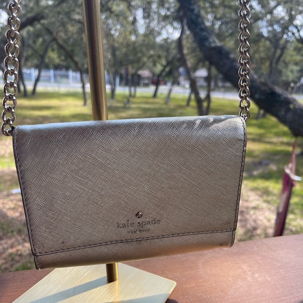 Kate spade wallet on a string